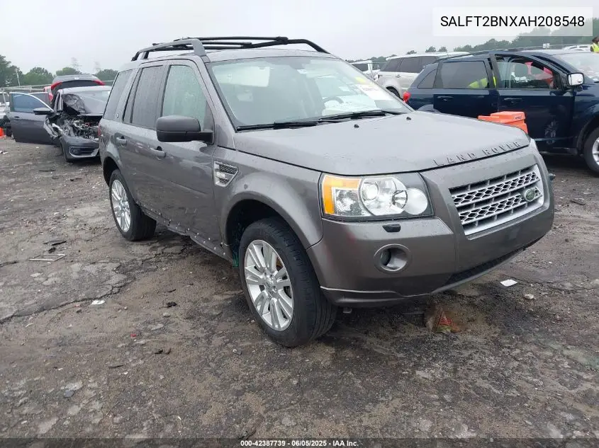 2010 Land Rover Lr2 Hse VIN: SALFT2BNXAH208548 Lot: 42387739