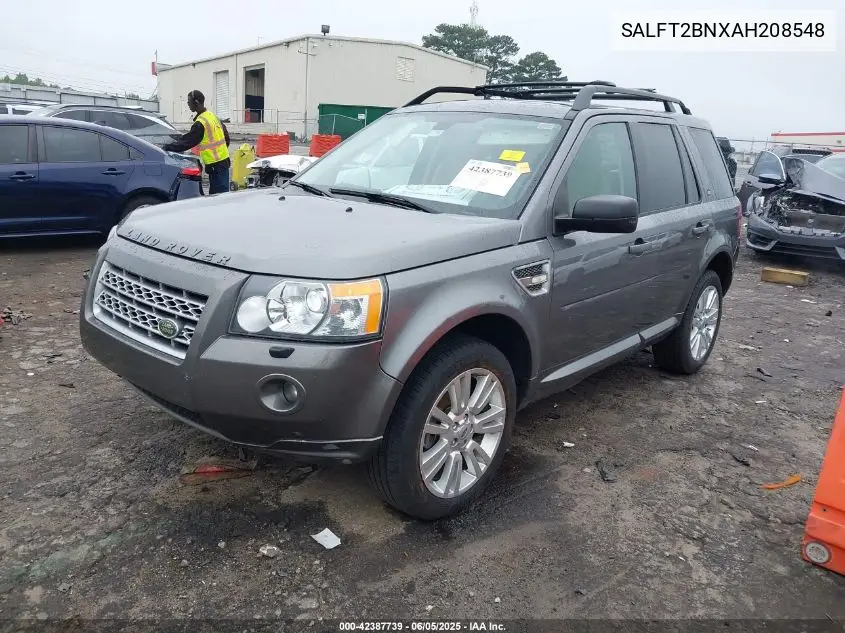 2010 Land Rover Lr2 Hse VIN: SALFT2BNXAH208548 Lot: 42387739