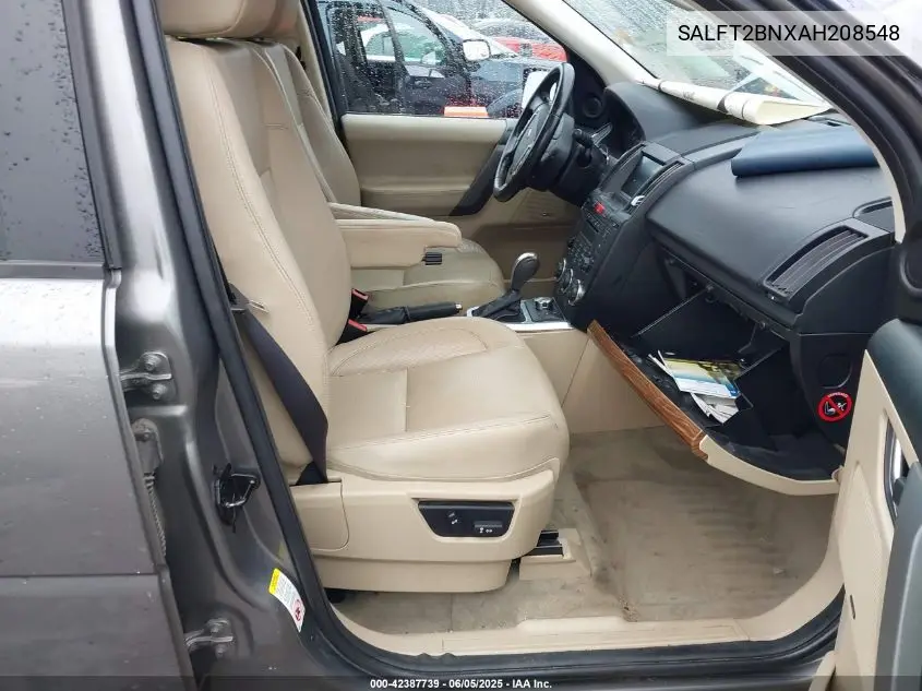 2010 Land Rover Lr2 Hse VIN: SALFT2BNXAH208548 Lot: 42387739
