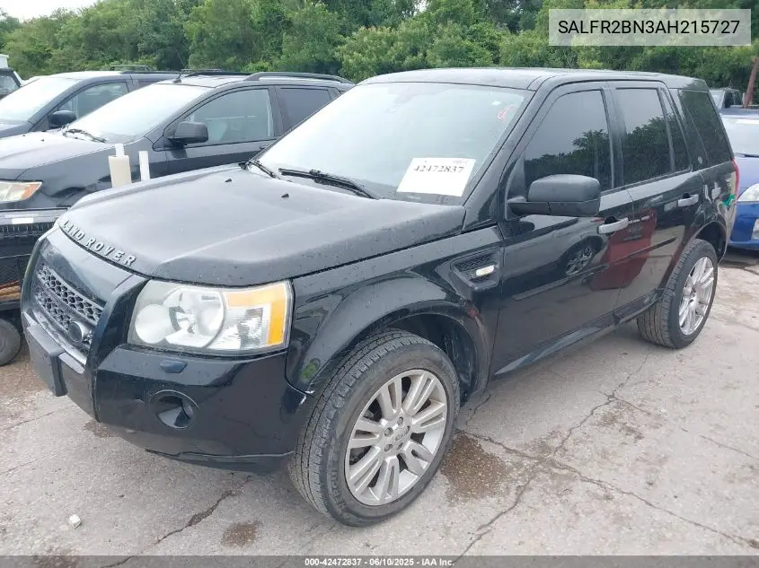 2010 Land Rover Lr2 Hse VIN: SALFR2BN3AH215727 Lot: 42472837