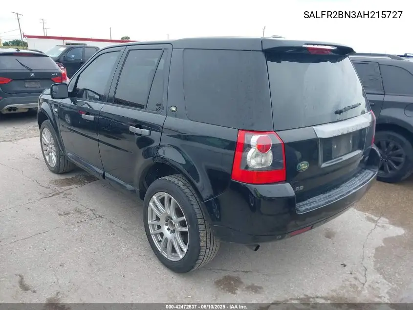 2010 Land Rover Lr2 Hse VIN: SALFR2BN3AH215727 Lot: 42472837