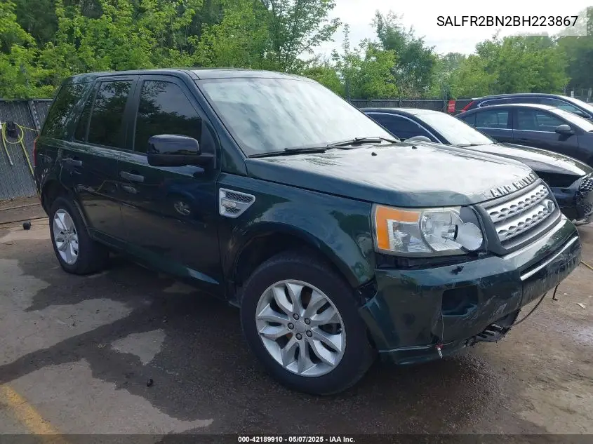 2011 Land Rover Lr2 VIN: SALFR2BN2BH223867 Lot: 42189910