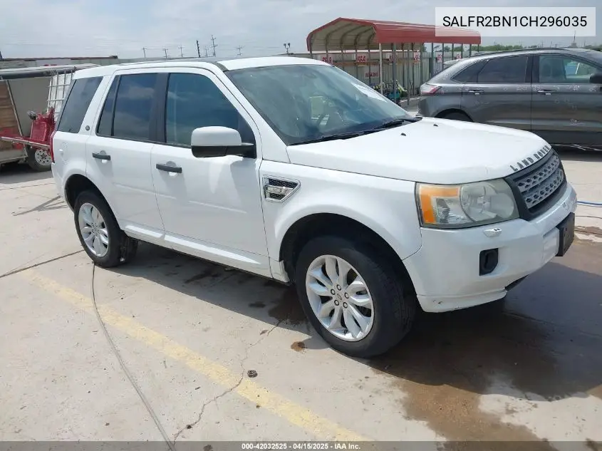 2012 Land Rover Lr2 VIN: SALFR2BN1CH296035 Lot: 42032525
