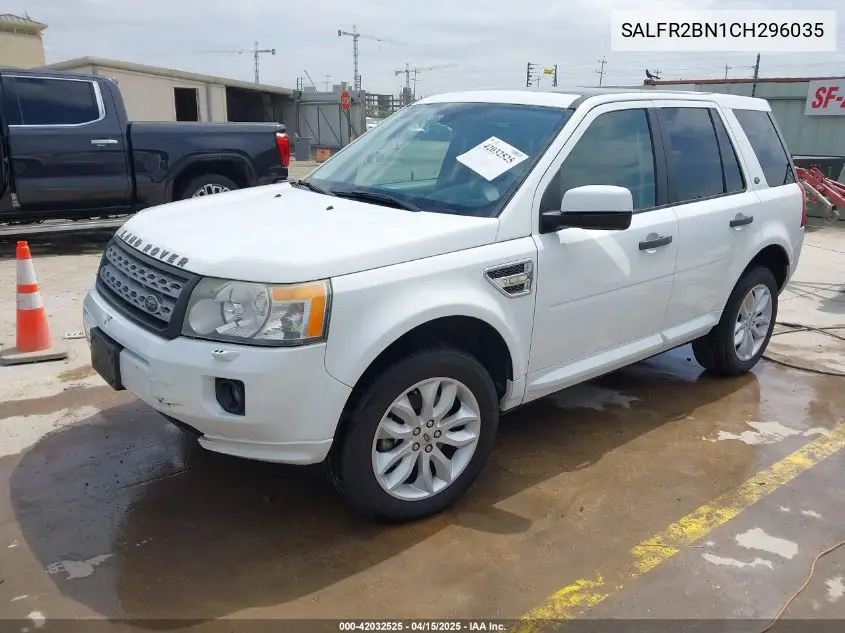 2012 Land Rover Lr2 VIN: SALFR2BN1CH296035 Lot: 42032525