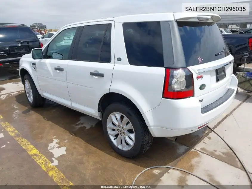 2012 Land Rover Lr2 VIN: SALFR2BN1CH296035 Lot: 42032525