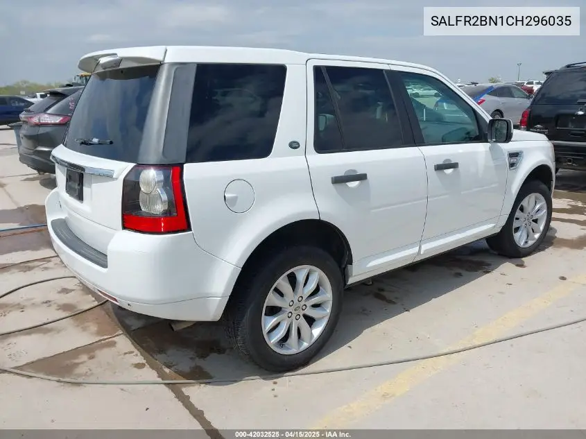 2012 Land Rover Lr2 VIN: SALFR2BN1CH296035 Lot: 42032525