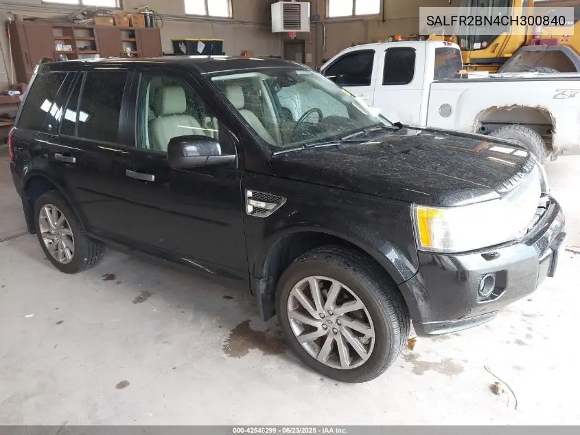 2012 Land Rover Lr2 VIN: SALFR2BN4CH300840 Lot: 42548299