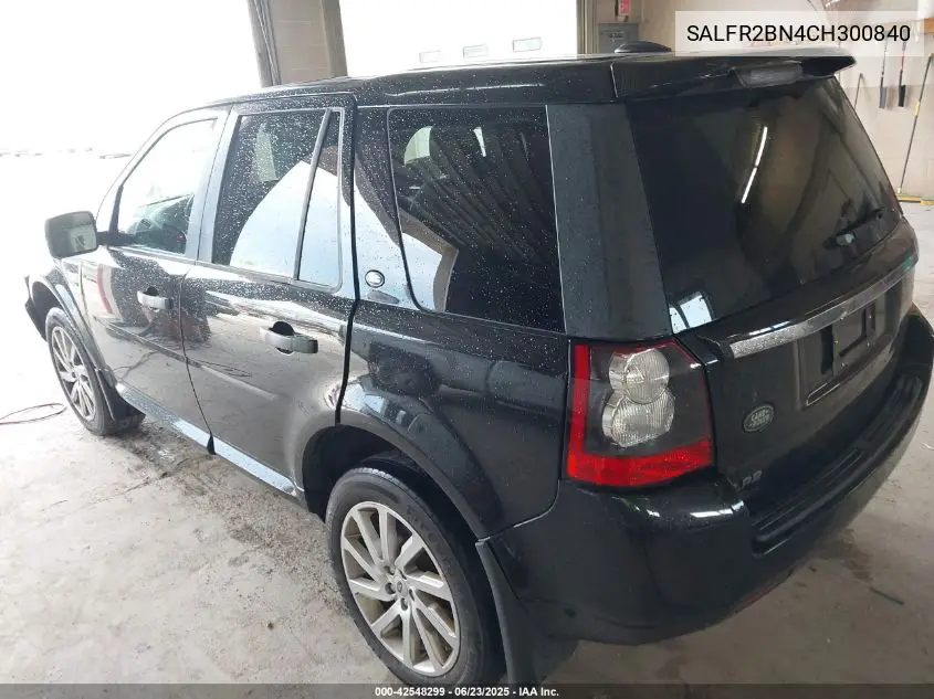 2012 Land Rover Lr2 VIN: SALFR2BN4CH300840 Lot: 42548299