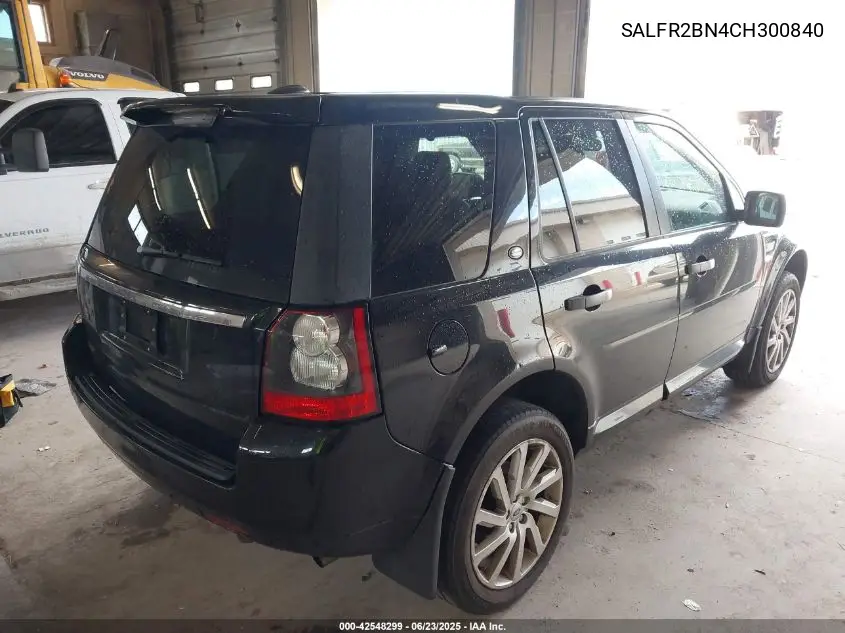 2012 Land Rover Lr2 VIN: SALFR2BN4CH300840 Lot: 42548299