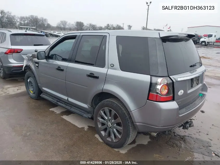 2013 Land Rover Lr2 VIN: SALFR2BG1DH363123 Lot: 41429806