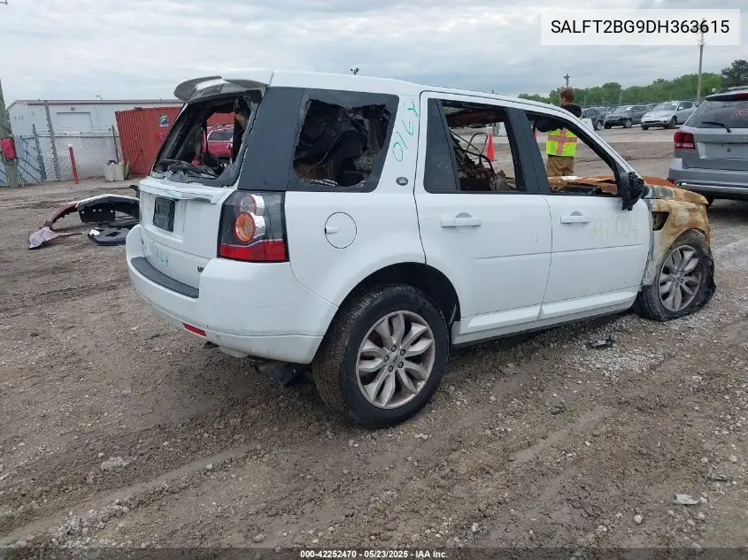 2013 Land Rover Lr2 VIN: SALFT2BG9DH363615 Lot: 42252470