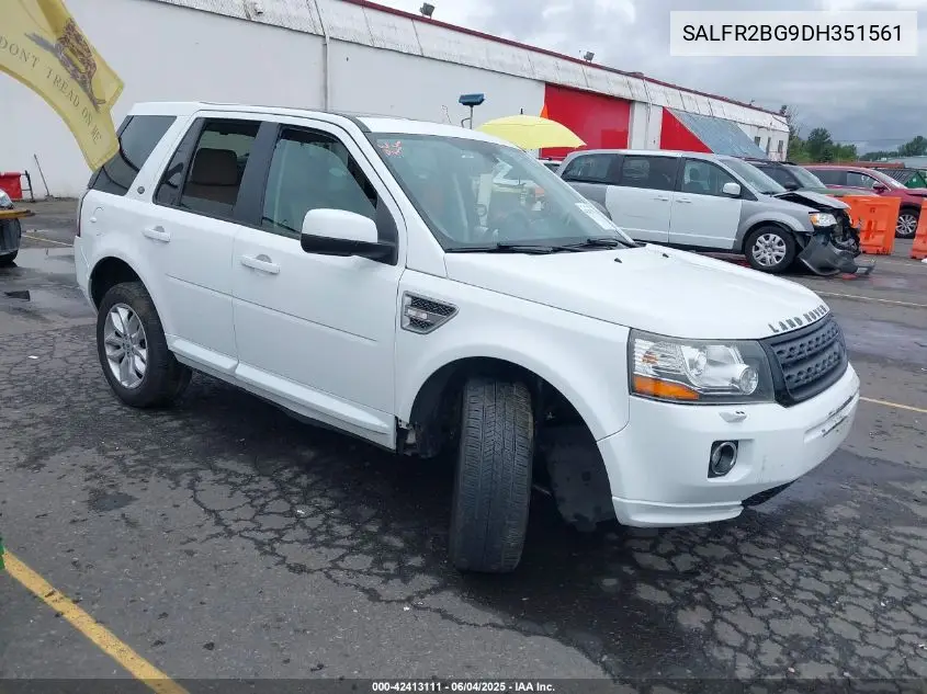 2013 Land Rover Lr2 VIN: SALFR2BG9DH351561 Lot: 42413111
