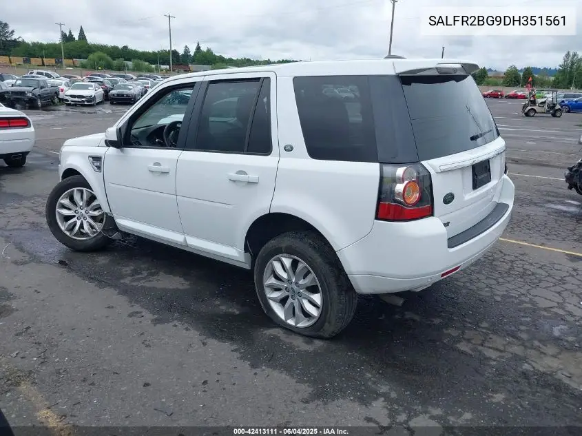 2013 Land Rover Lr2 VIN: SALFR2BG9DH351561 Lot: 42413111