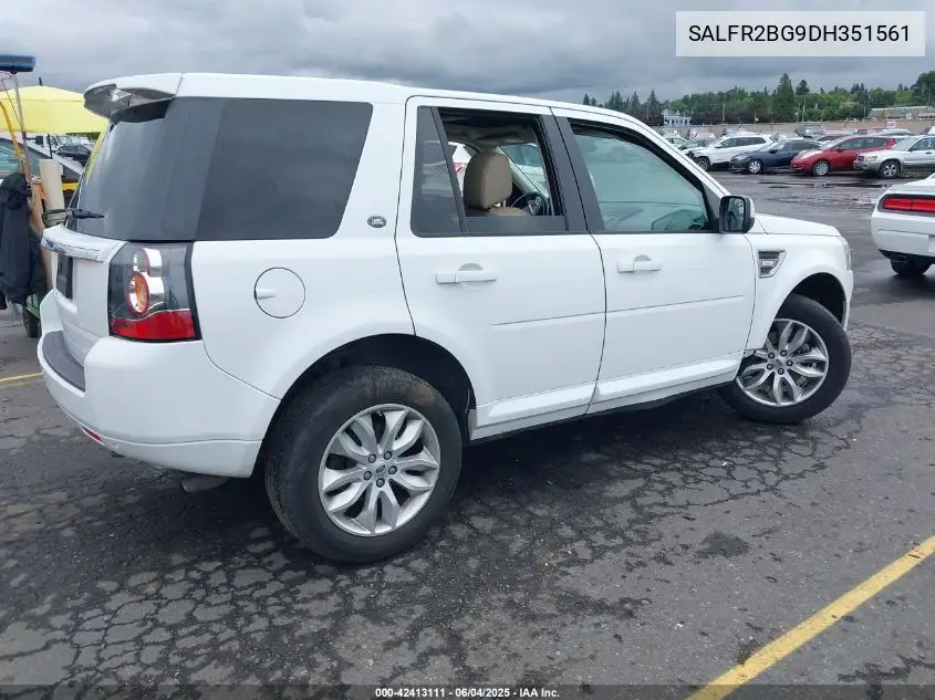 2013 Land Rover Lr2 VIN: SALFR2BG9DH351561 Lot: 42413111