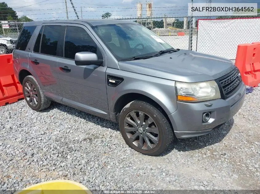 2013 Land Rover Lr2 VIN: SALFR2BGXDH364562 Lot: 42554838