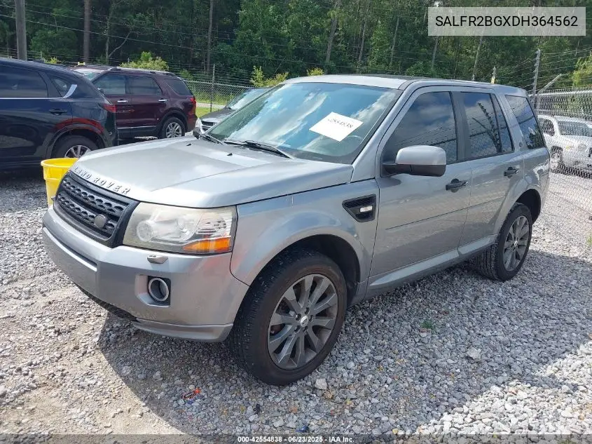 2013 Land Rover Lr2 VIN: SALFR2BGXDH364562 Lot: 42554838
