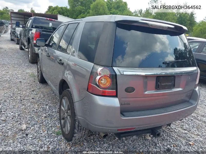 2013 Land Rover Lr2 VIN: SALFR2BGXDH364562 Lot: 42554838