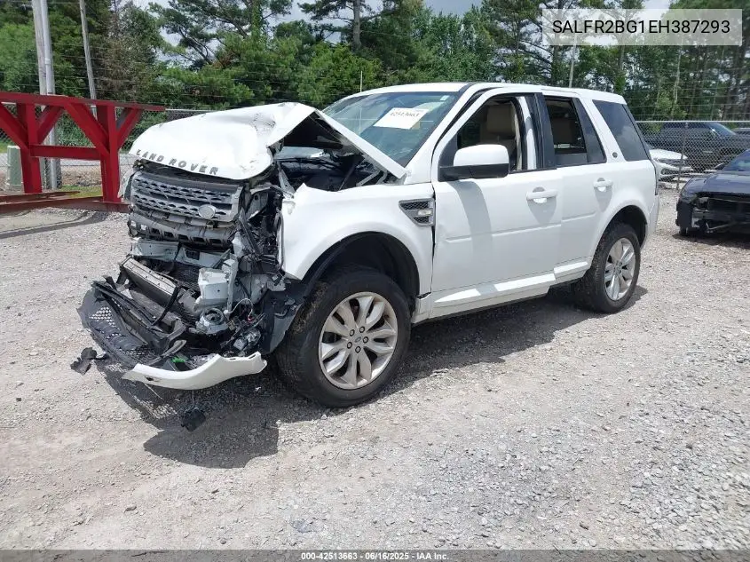 2014 Land Rover Lr2 VIN: SALFR2BG1EH387293 Lot: 42513663