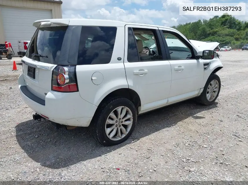 2014 Land Rover Lr2 VIN: SALFR2BG1EH387293 Lot: 42513663