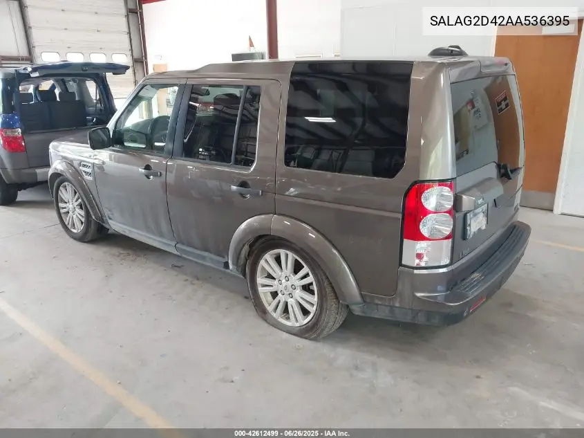 2010 Land Rover Lr4 VIN: SALAG2D42AA536395 Lot: 42612499