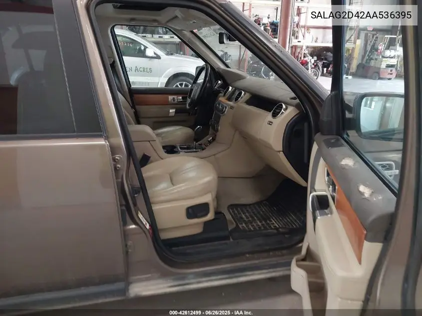 2010 Land Rover Lr4 VIN: SALAG2D42AA536395 Lot: 42612499