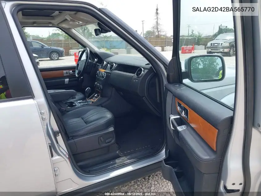 2011 Land Rover Lr4 VIN: SALAG2D42BA565770 Lot: 42449944