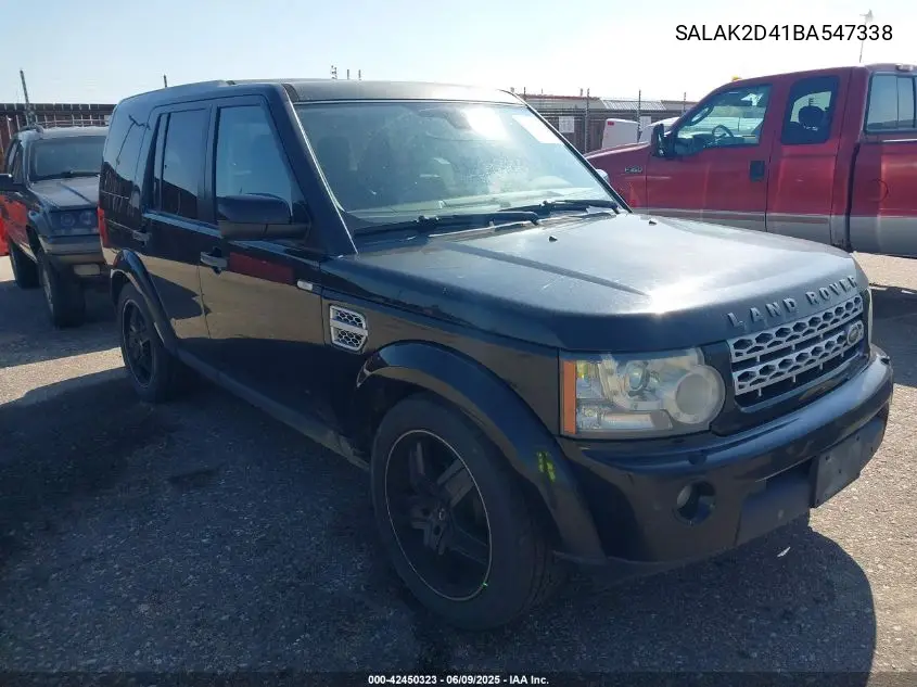 2011 Land Rover Lr4 VIN: SALAK2D41BA547338 Lot: 42450323