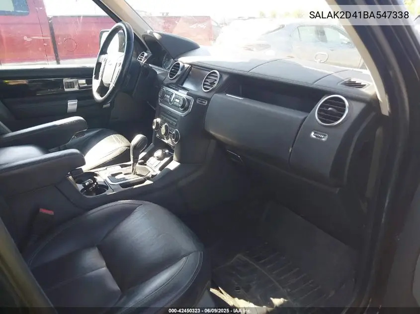2011 Land Rover Lr4 VIN: SALAK2D41BA547338 Lot: 42450323