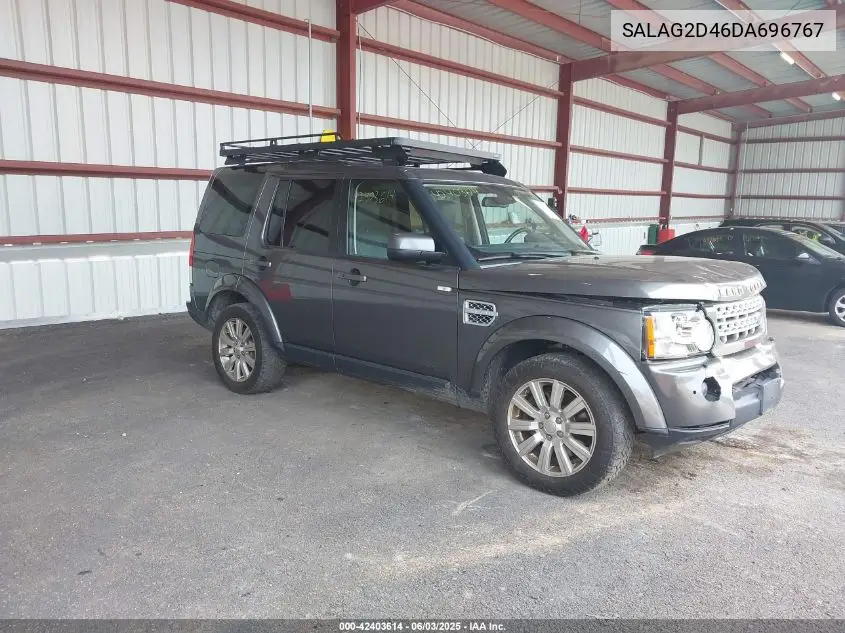 2013 Land Rover Lr4 VIN: SALAG2D46DA696767 Lot: 42403614