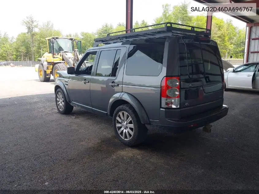 2013 Land Rover Lr4 VIN: SALAG2D46DA696767 Lot: 42403614