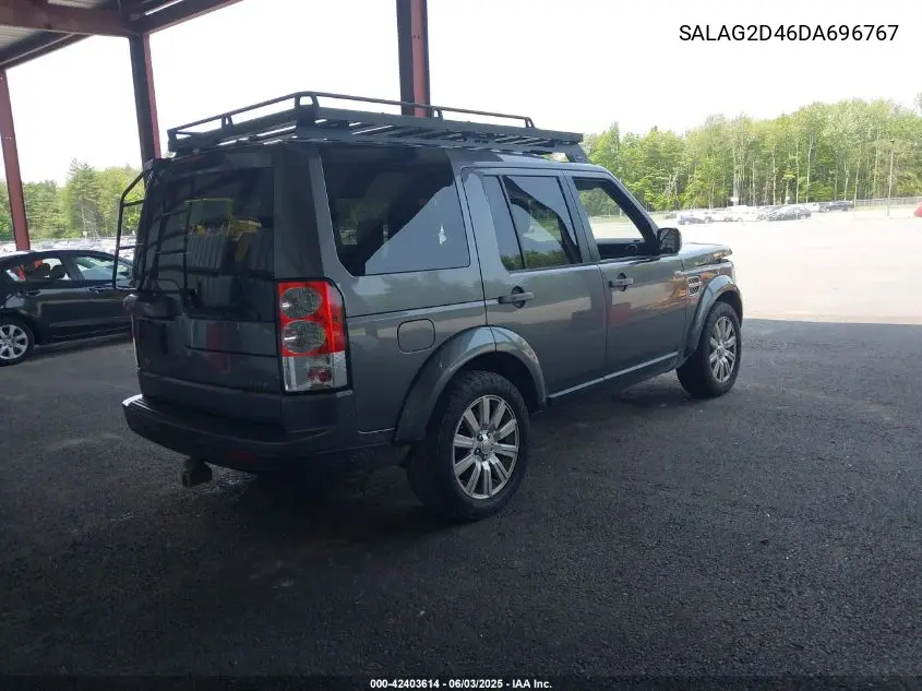 2013 Land Rover Lr4 VIN: SALAG2D46DA696767 Lot: 42403614