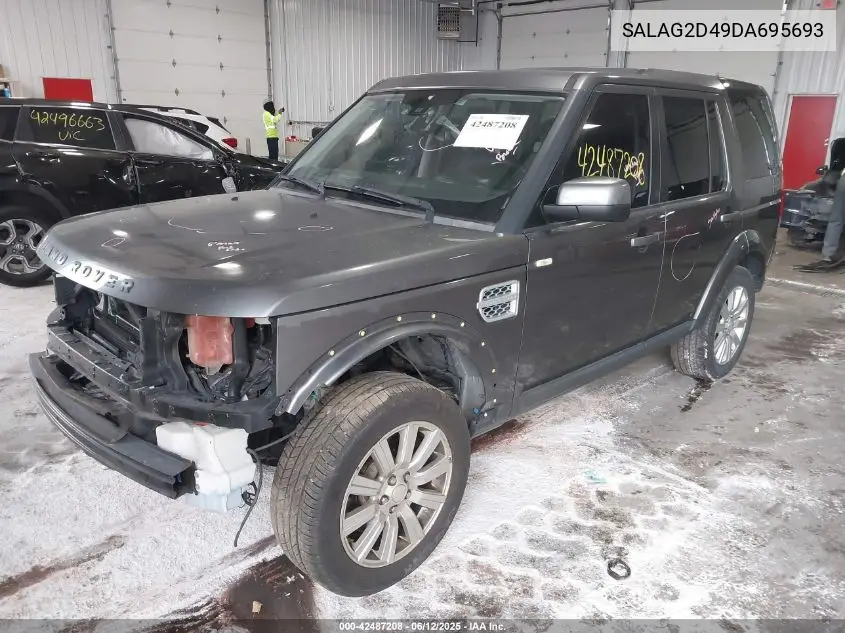 2013 Land Rover Lr4 VIN: SALAG2D49DA695693 Lot: 42487208
