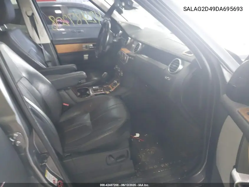 2013 Land Rover Lr4 VIN: SALAG2D49DA695693 Lot: 42487208