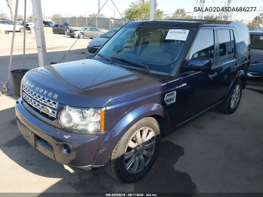 2013 Land Rover Lr4 VIN: SALAG2D45DA686277 Lot: 42529218