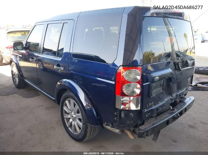 2013 Land Rover Lr4 VIN: SALAG2D45DA686277 Lot: 42529218
