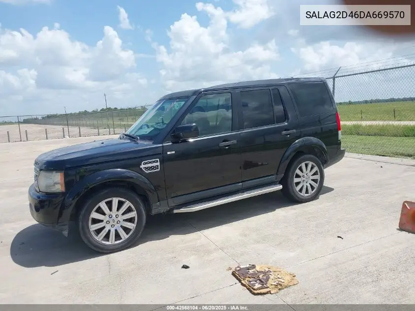2013 Land Rover Lr4 VIN: SALAG2D46DA669570 Lot: 42568104