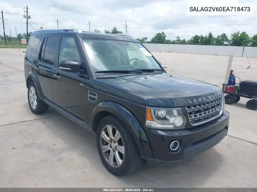 2014 Land Rover Lr4 VIN: SALAG2V60EA718473 Lot: 42421231