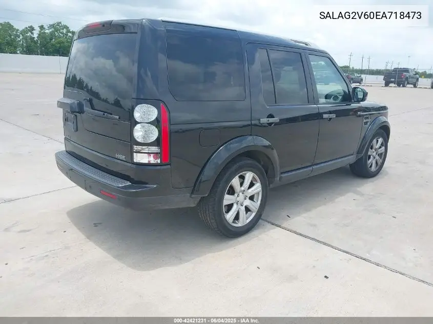 2014 Land Rover Lr4 VIN: SALAG2V60EA718473 Lot: 42421231