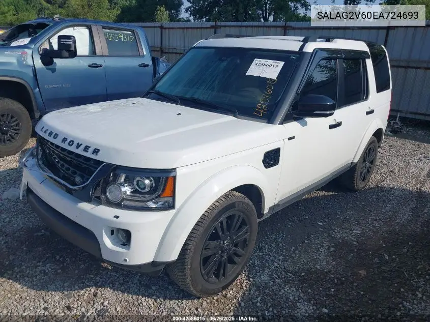 2014 Land Rover Lr4 VIN: SALAG2V60EA724693 Lot: 42586015