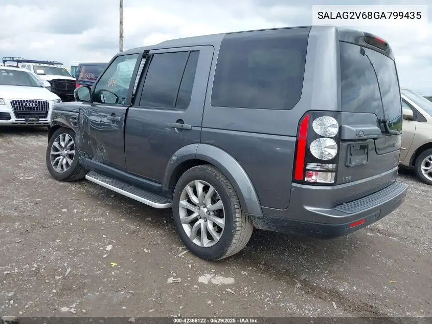 2016 Land Rover Lr4 VIN: SALAG2V68GA799435 Lot: 42366122
