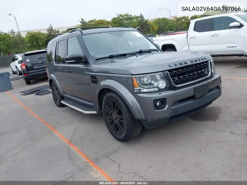 2016 Land Rover Lr4 VIN: SALAG2V64GA797066 Lot: 42431393