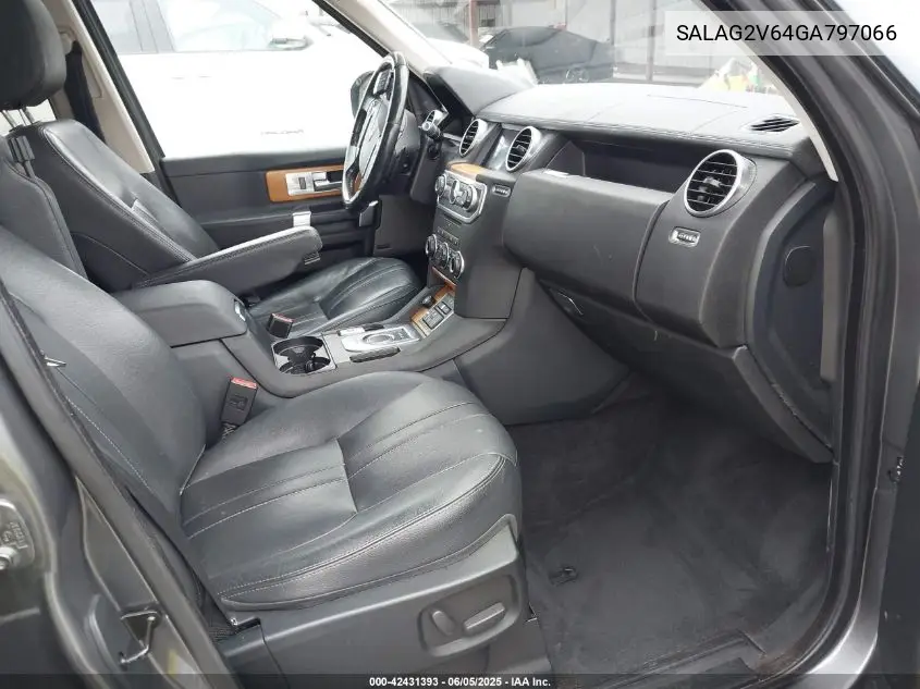 2016 Land Rover Lr4 VIN: SALAG2V64GA797066 Lot: 42431393