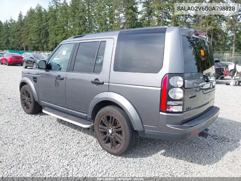 2016 Land Rover Lr4 VIN: SALAG2V60GA798828 Lot: 42499937