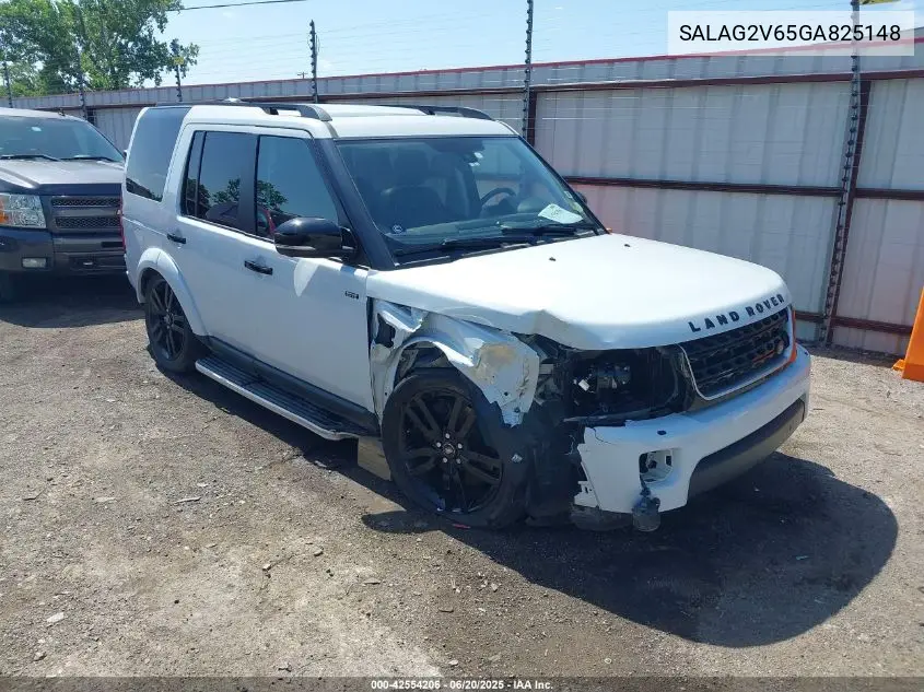 2016 Land Rover Lr4 VIN: SALAG2V65GA825148 Lot: 42554206
