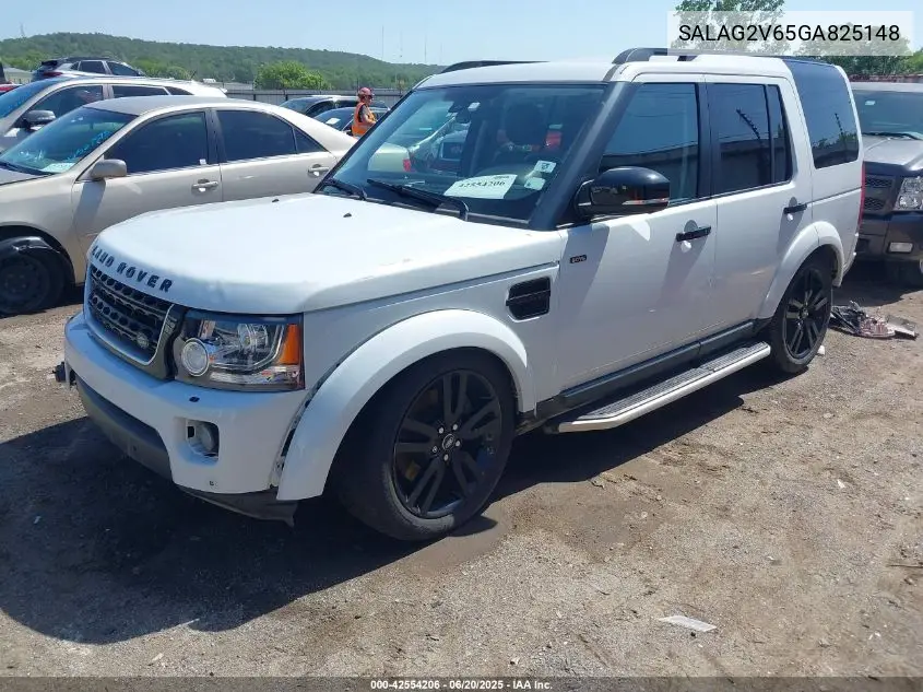 2016 Land Rover Lr4 VIN: SALAG2V65GA825148 Lot: 42554206