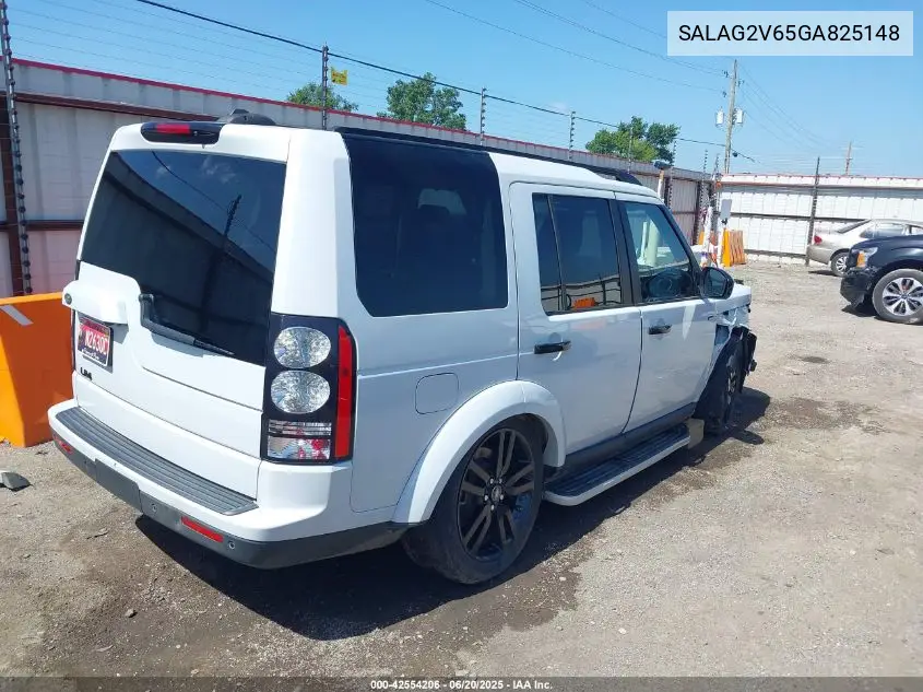 2016 Land Rover Lr4 VIN: SALAG2V65GA825148 Lot: 42554206