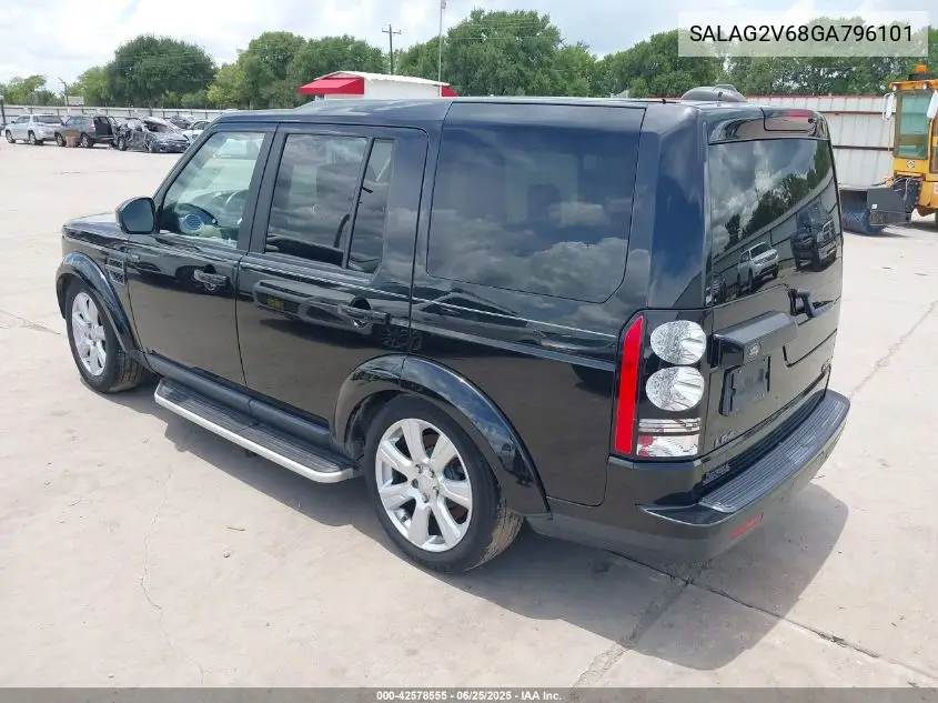 2016 Land Rover Lr4 VIN: SALAG2V68GA796101 Lot: 42578555
