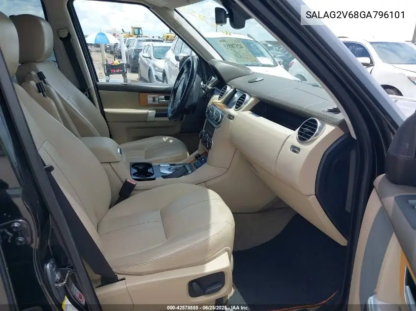2016 Land Rover Lr4 VIN: SALAG2V68GA796101 Lot: 42578555