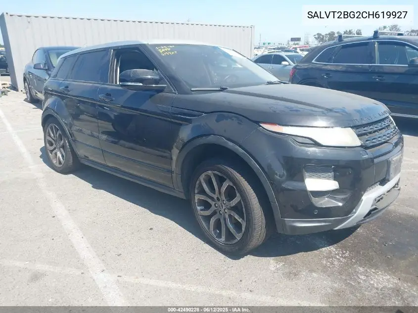 2012 Land Rover Range Rover Evoque Pure Plus VIN: SALVT2BG2CH619927 Lot: 42490228