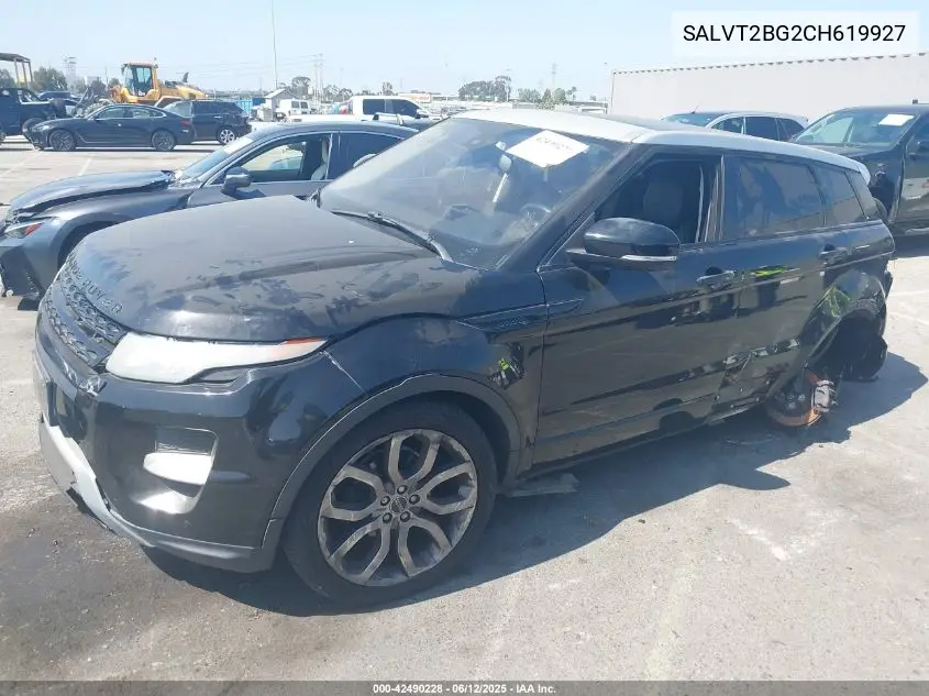2012 Land Rover Range Rover Evoque Pure Plus VIN: SALVT2BG2CH619927 Lot: 42490228